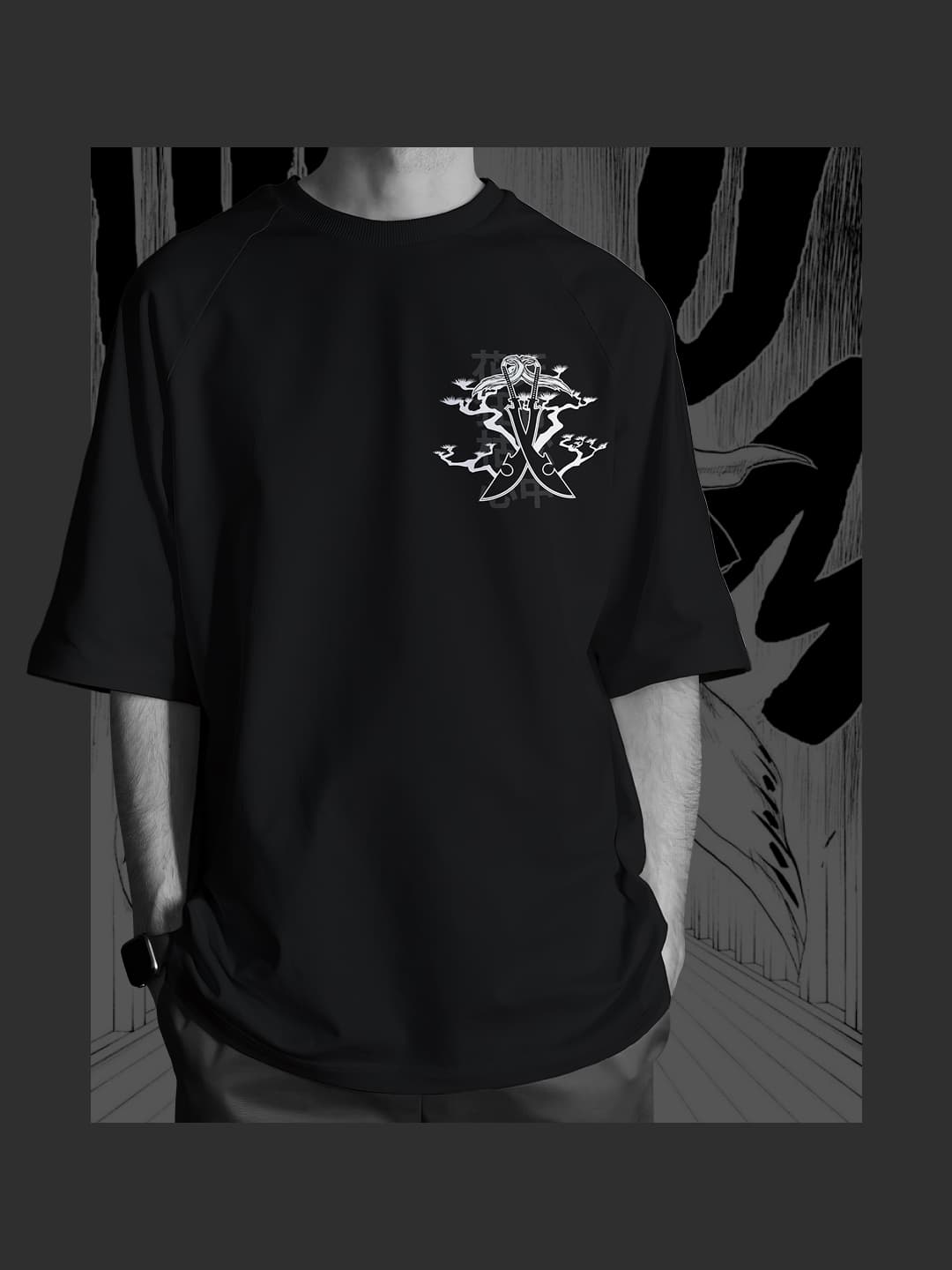 BANKAI - KATEN KYOKOTSU: KARAMATSU SHINJUU — black tee, front