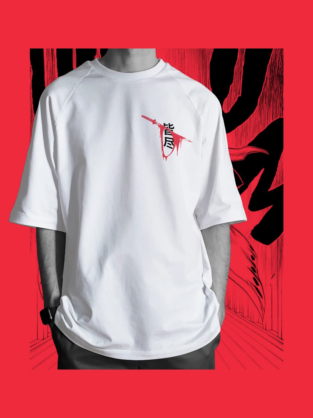 BANKAI - MINAZUKI — white tee, front