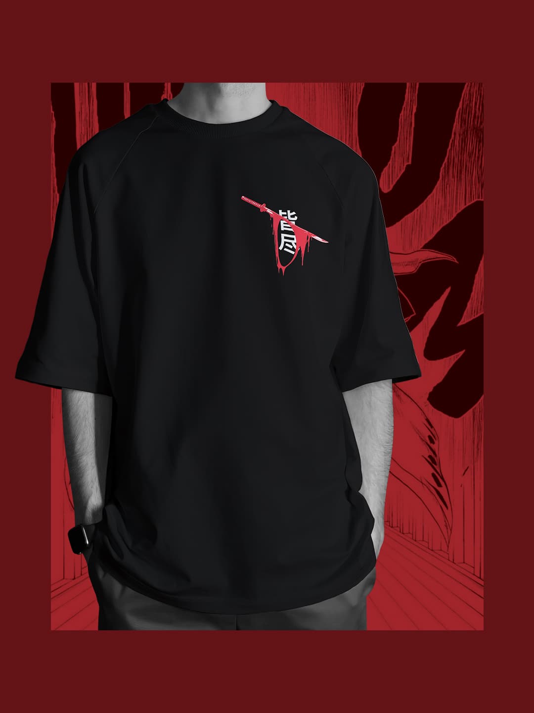 BANKAI - MINAZUKI — black tee, front