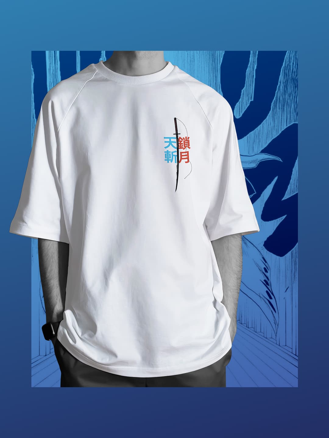 BANKAI - TENSA ZANGETSU — white tee, front
