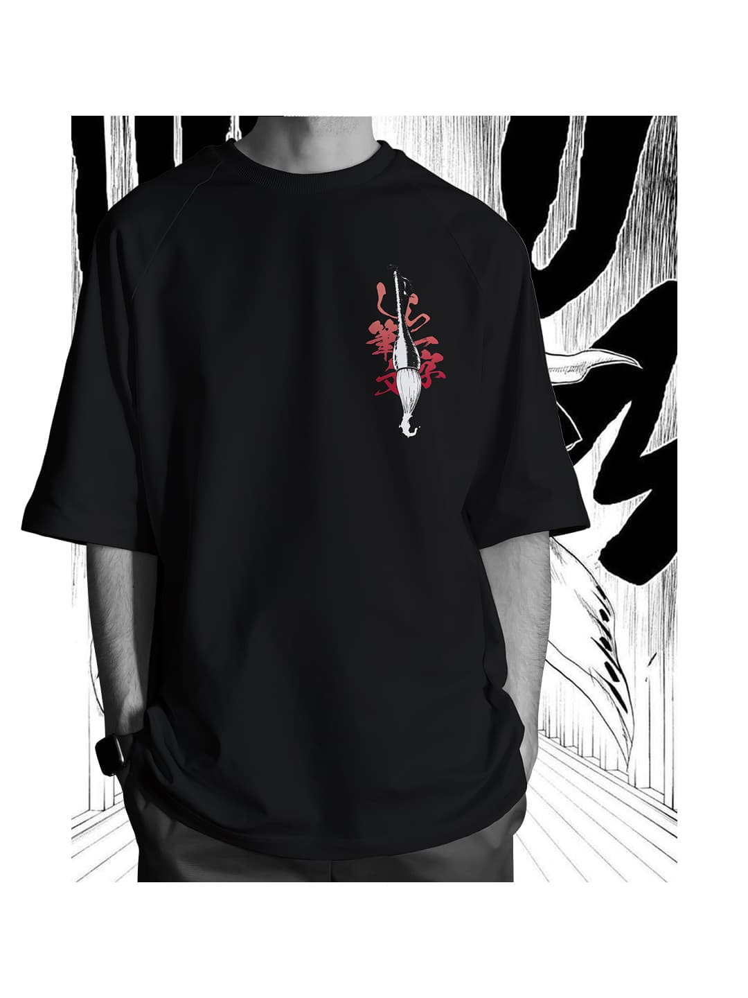 BANKAI - ICHIMONJI — black tee, front